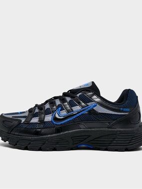 Nike P-6000 Black & Blue Mesh Running Sneaker